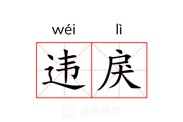 违戾 违戾
