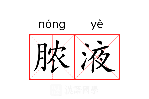脓液