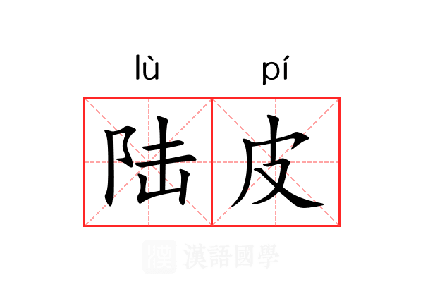 陆皮 陆皮
