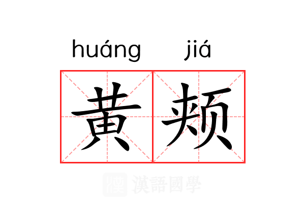 黄颊