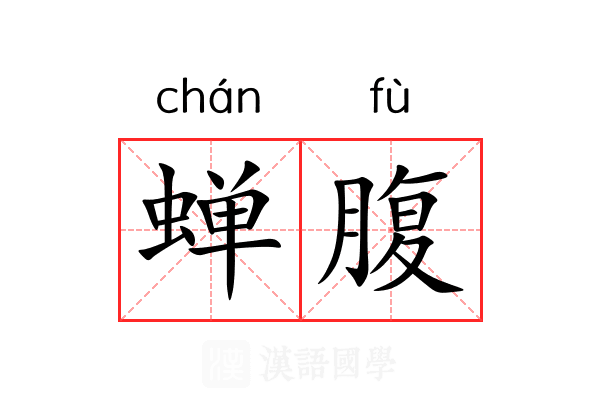 蝉腹