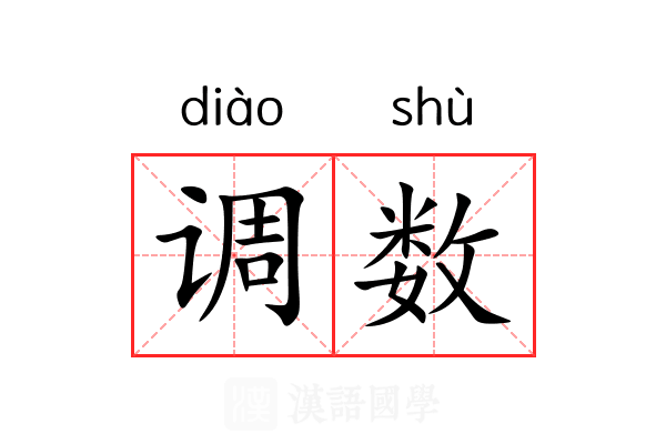 调数 调数