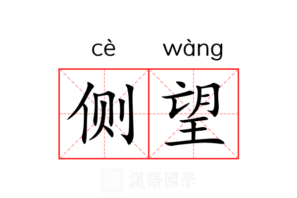 侧望 侧望