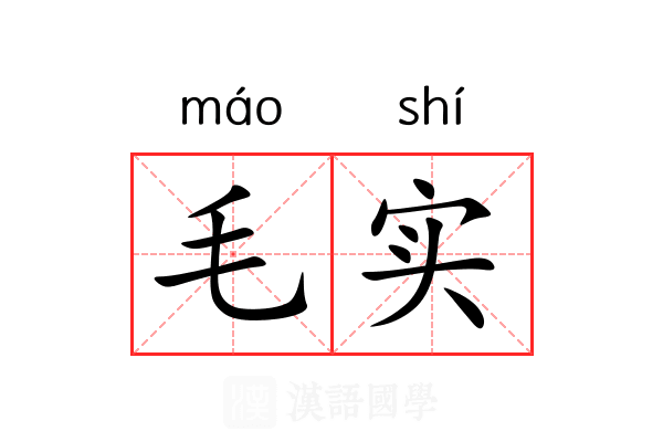 毛实