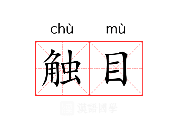 触目