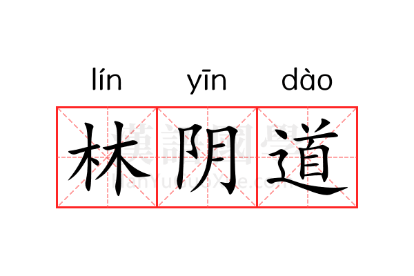 林阴道 林阴道