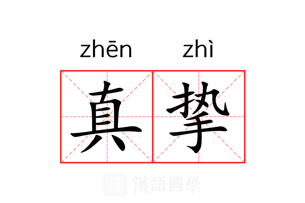 真挚