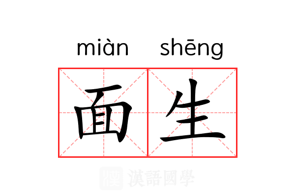 面生 面生