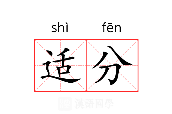适分