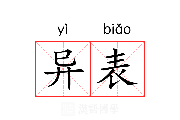 异表 异表