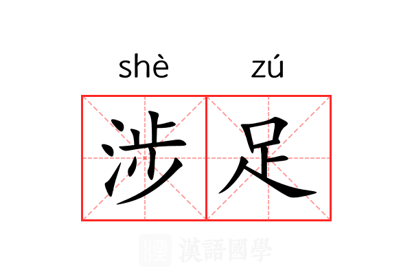 涉足