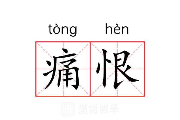 痛恨