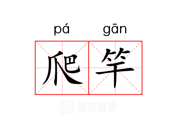 爬竿