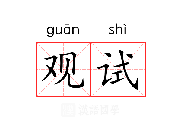 观试 观试