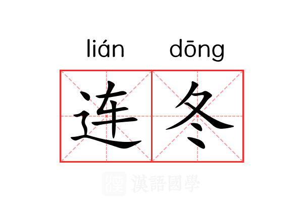 连冬 连冬