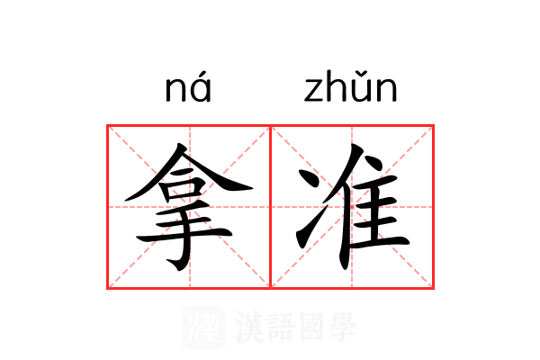 拿准 拿准