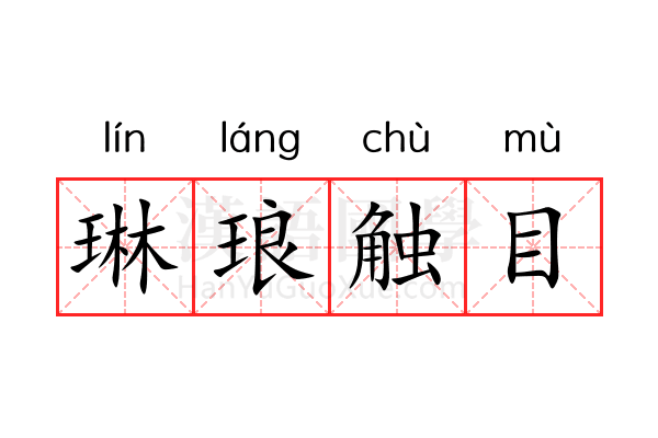 琳琅触目 琳琅触目