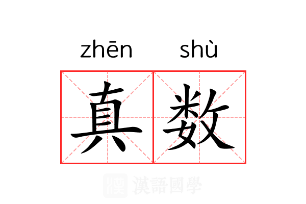 真数 真数