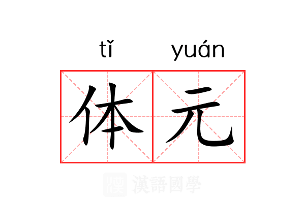 体元 体元