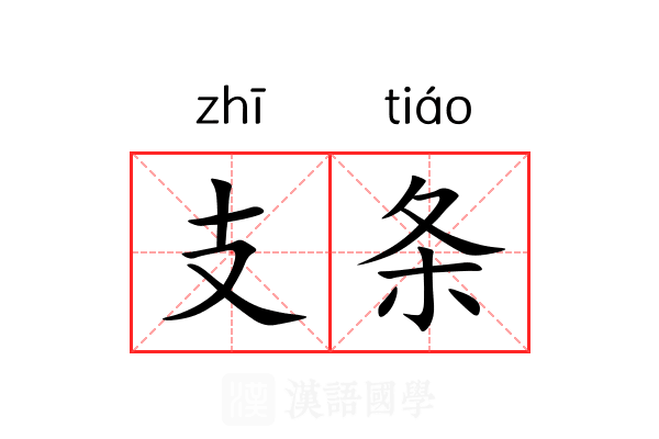 支条 支条