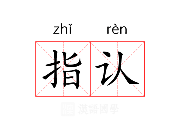 指认 指认