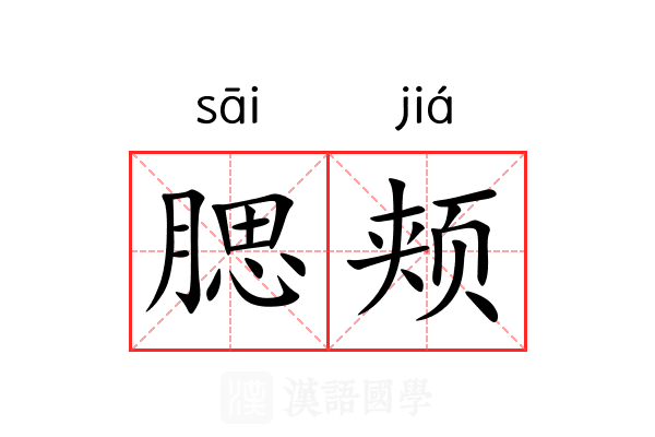 腮颊