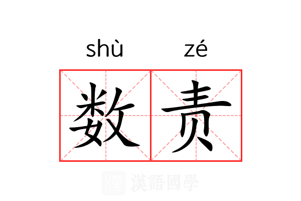 数责