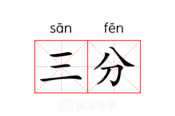 三分