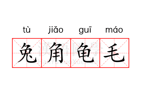 兔角龟毛 兔角龟毛