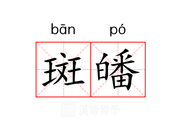 斑皤