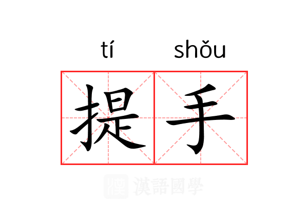 提手 提手