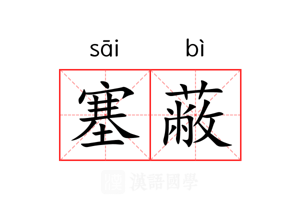 塞蔽