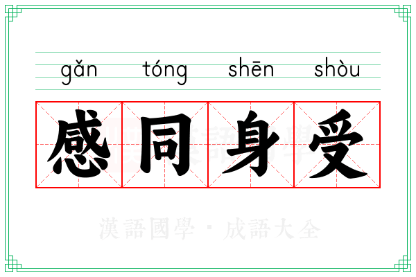 感同身受 感同身受