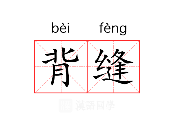 背缝 背缝