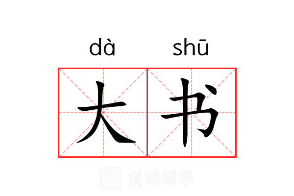 大书 大书
