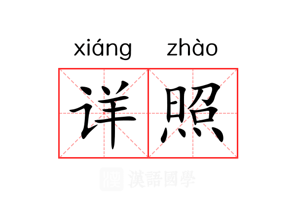 详照 详照
