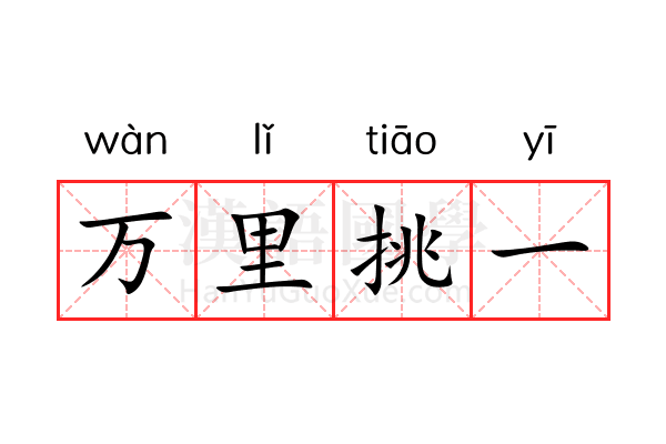 万里挑一 万里挑一