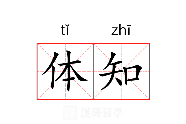 体知 体知