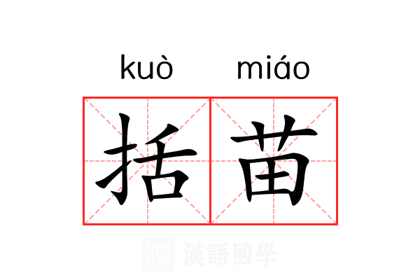 括苗