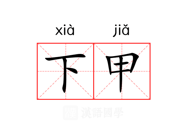 下甲
