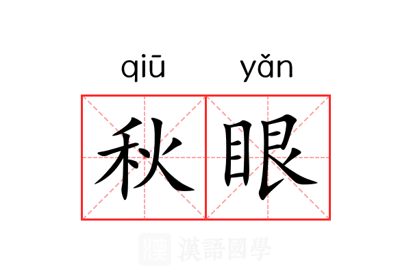 秋眼 秋眼
