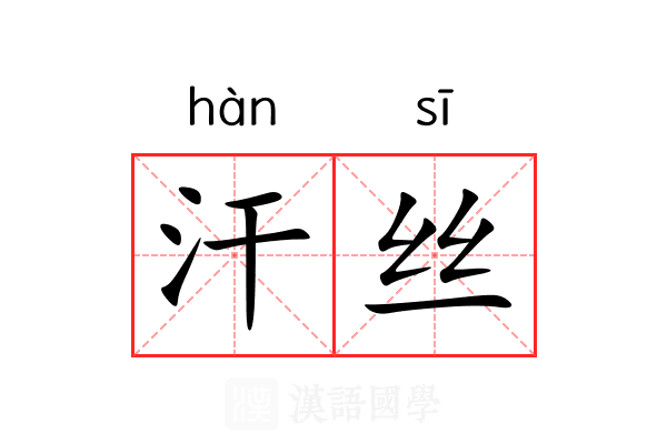 汗丝 汗丝