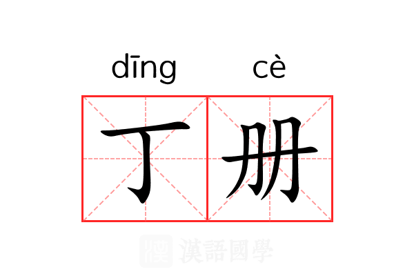 丁册