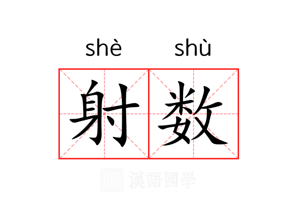 射数 射数