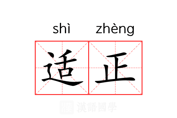 适正 适正
