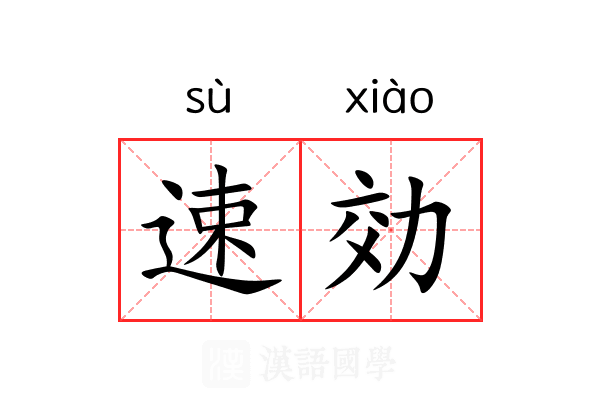速効