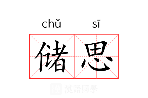 储思