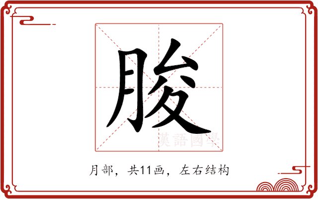 朘 朘