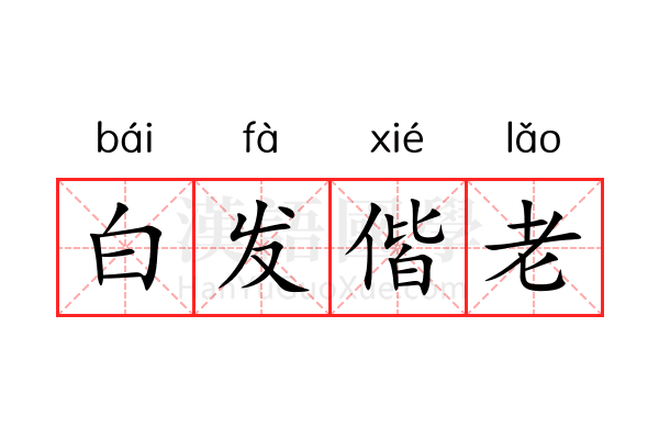 白发偕老 白发偕老