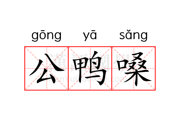 公鸭嗓